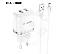 BLUE Power BBA25A -  Univerzální nabíječka s USB typ C kabelem a 2x USB - 230V (1)