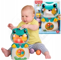 Mattel Fisher Price Hravá žabka s míčky Mattel Fisher Price Hravá žabka s míčky