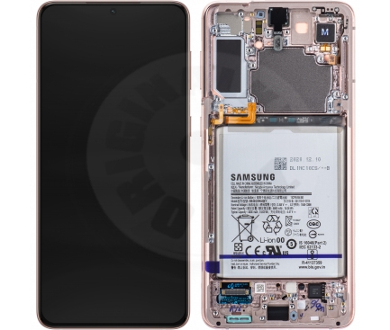 Samsung originálne LCD a dotyková vrstva pre Galaxy S21+ / S21 Plus 5G G996 - fialová
