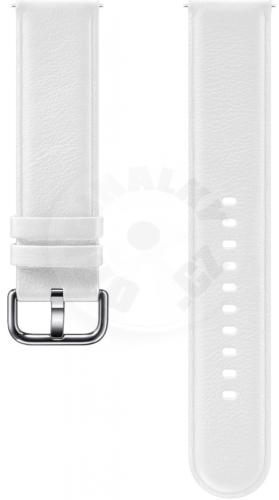 Samsung Kožený řemínek Galaxy Watch 20mm - bílá