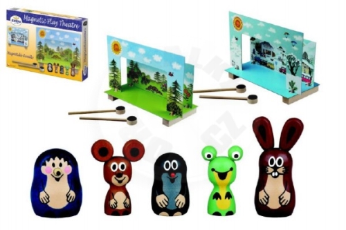 Detoa Theater Mole magnetic wooden with figures in a box 33x23x3,5cm