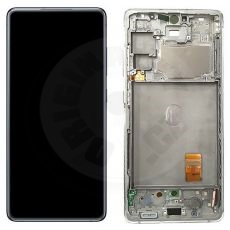 Samsung originální LCD a dotyková vrstva pro Galaxy S20 FE 5G - bílá