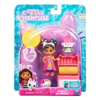 GABBY'S DOLLHOUSE KOČIČÍ HRACÍ SADA UMĚLECKÉ STUDIO