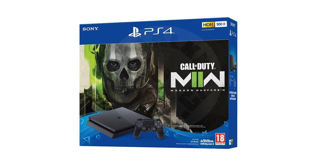 SONY PS4 SLIM, 500 GB,+ Call Of Duty Modern Warfare DOWNLOAD