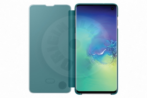Samsung Clear View Cover Galaxy S10 - green