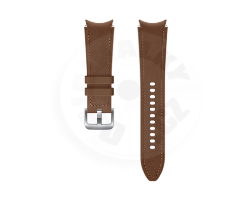 Samsung Hybrid Leather Band (20mm, S/M) for Samsung Galaxy Watch4 - Camel
