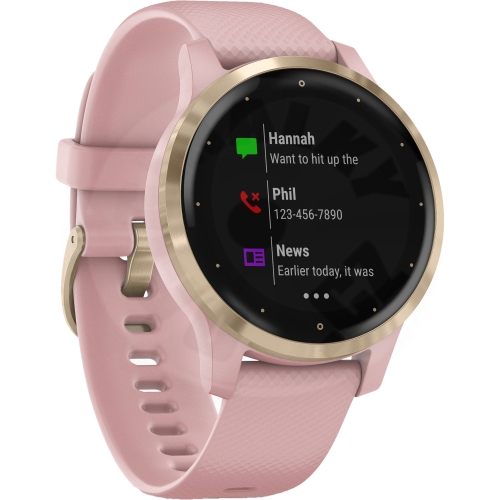 Garmin Vivoactive 4S - zlatá / růžová, použité