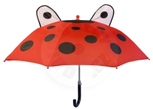 Flexio Dětský deštník s motivem zvířátka a píšťalkou