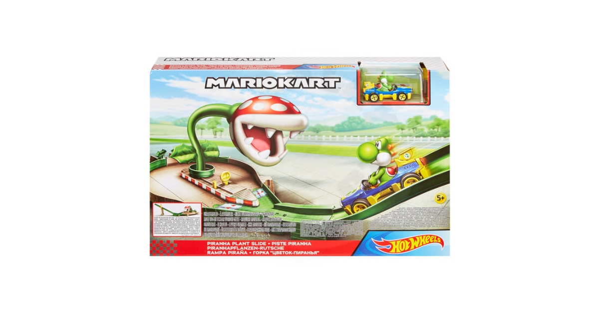 Hot Wheels Mario Kart Pista Piranha GFY47