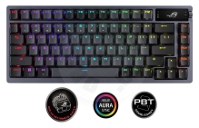 ASUS klávesnice ROG AZOTH mechanická, RGB, OLED display - US