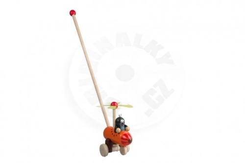 Detoa Pusher Mole and helicopter wood 60cm pushing with a rod in a bag 12m +