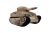 Plyšový Tank - WORLD OF TANKS Tiger 1, 27 cm