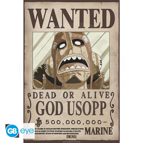 ONE PIECE - Poster Chibi 52x38 - Wanted Usopp Wano_(1)