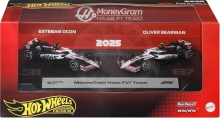 Hot Wheels 2 KS PREMIUM FORMULA 1 HAAS OCON &amp; BEARMAN