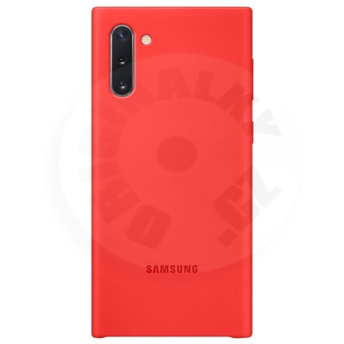 Samsung Silikonový zadní kryt Note 10 - červená