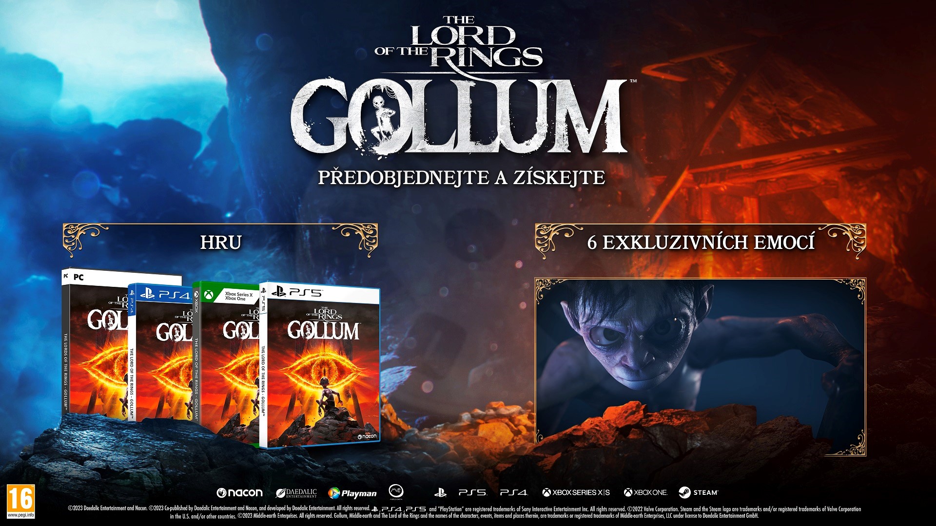 The Lord of the Rings: Gollum Předobjednávkový bonus (PS4)