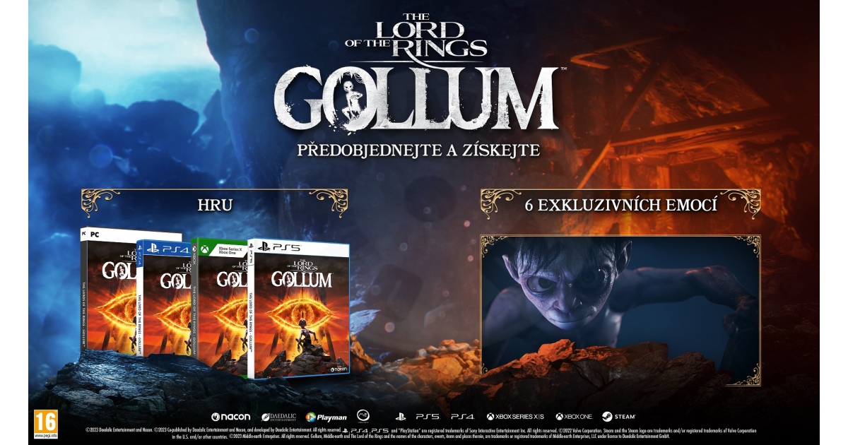 The Lord of the Rings: Gollum Předobjednávkový bonus (PS4)