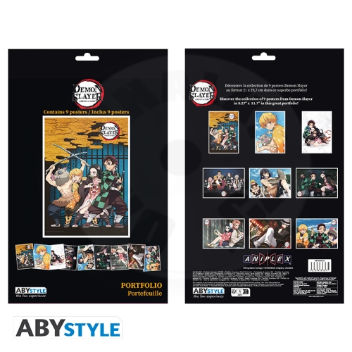DEMON SLAYER - Portfolio 9 posters Season 1 (21x29,7)_(1)