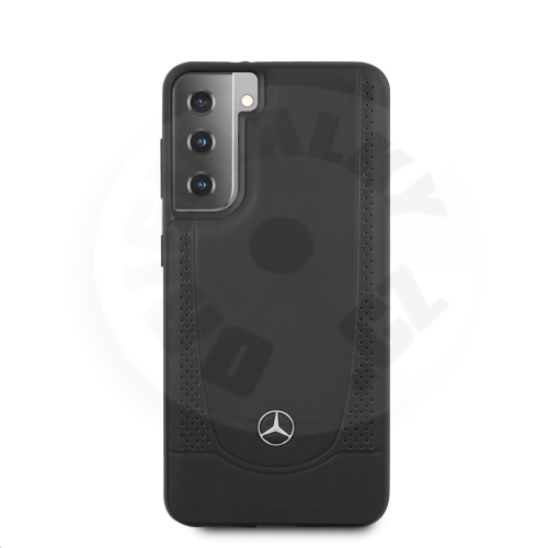 Mercedes kožené pouzdro Urban pro Samsung Galaxy S21+ 5G - černá