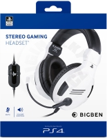 BigBen Stereo Headset V3 (PS4/PS5) bílá