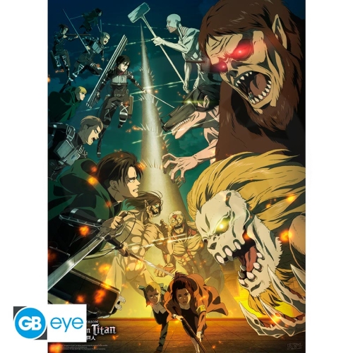 ATTACK ON TITAN - Poster Chibi 52x38 - Paradis vs Marley_(1)