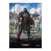 Magic: The Gathering Stained Glass Wall Scroll - Gideon