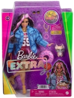 Barbie Extra - Dres a doplňky pro basketbalové panenky, s domácím mazlíčkem Corgi