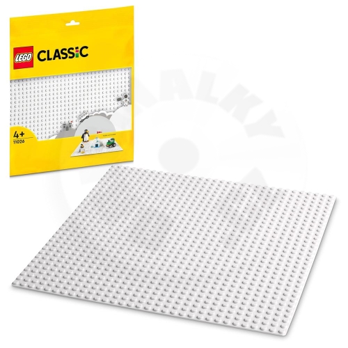 LEGO® Classic 11026 Bílá podložka na stavění (25 x 25 cm)