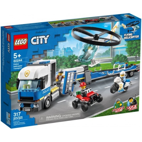 LEGO City 60244 Police Helicopter Transport