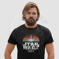 Tričko - Star Wars t-shirt 1977 Black S