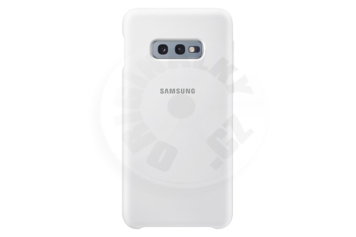 Samsung Silikonový zadní kryt Galaxy S10e - bílá