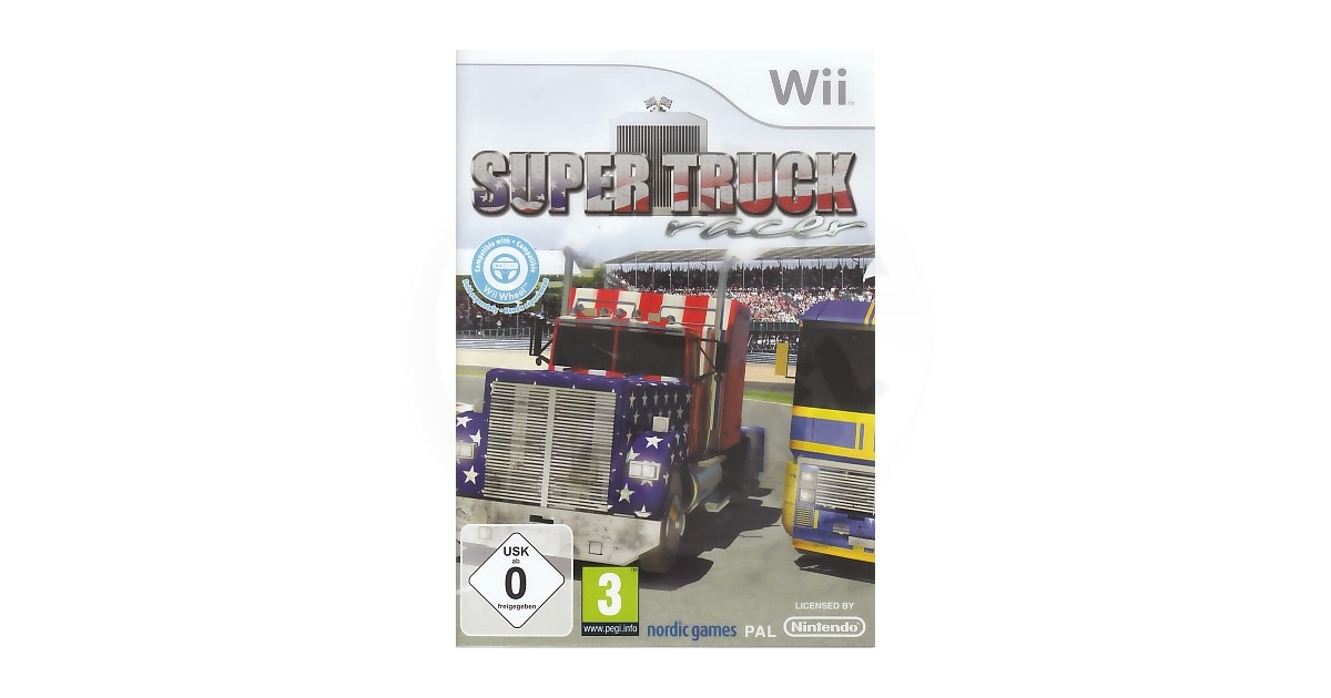 Elemental El camarero suelo Super Truck Racer (Wii) použité