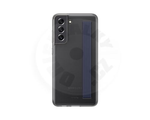 Samsung Clear Strap Cover for Samsung Galaxy S21 FE 5G - Dark Gray