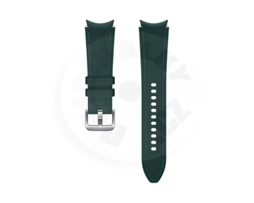 Samsung Hybrid Leather Band (20mm, S/M) for Samsung Galaxy Watch4 - Green