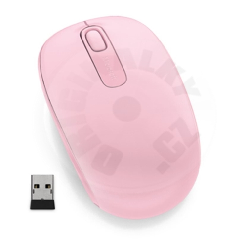 Microsoft Wireless Mobile Mouse 1850,  růžová (PC)