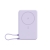 Xiaomi magnetická power banka 10000 mAh s integrovaným kabelem, fialová