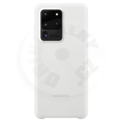 Samsung Silikonový zadní kryt S20 Ultra - bílá