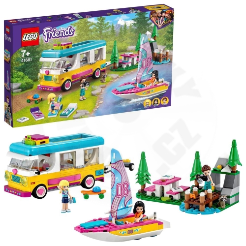 LEGO® Friends 41681 Forest Camper Van and Sailboat