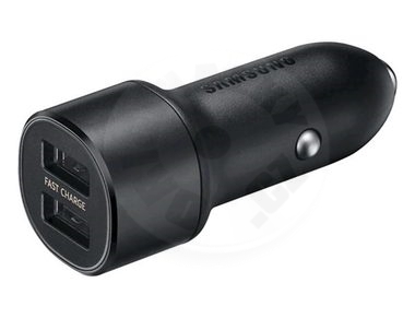 Samsung Dvojitá USB nabíjačka do auta (15W) - čierna