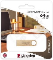 Kingston DataTraveler Metal USB 3.2 - 220MB/s - 64GB - zlatá