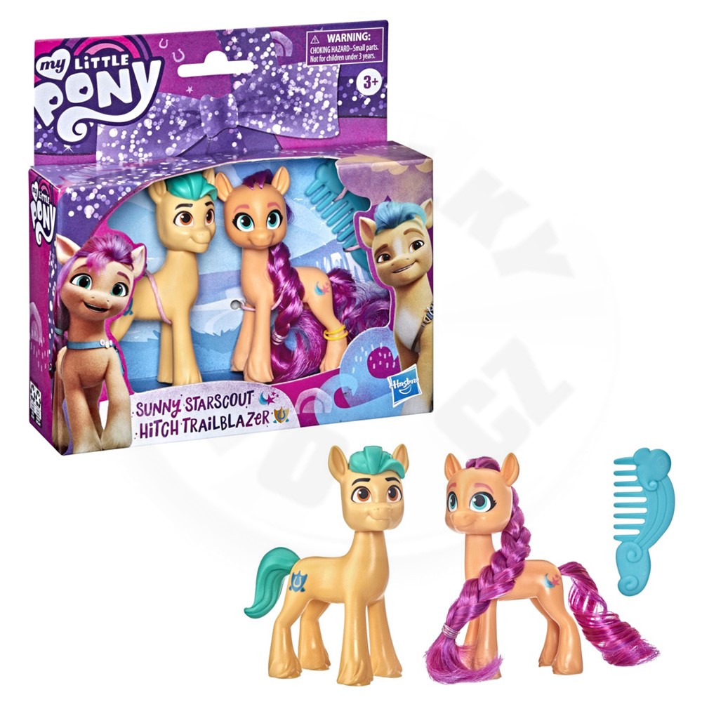 My Little Pony Sunny StarScout & Hitch Trailblazer W/Comb Hasbro