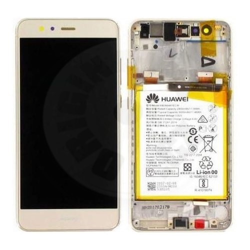 Huawei originální LCD a dotyková vrstva + rám + baterie pro P10 Lite - zlatá