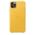 Apple iPhone 11 Pro Max kožený kryt - Meyer Lemon