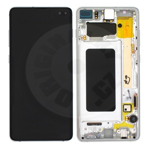 Samsung original LCD and touch layer for S10+ - white