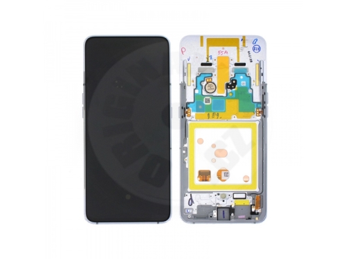 Samsung original LCD and touch layer for Galaxy A80 A805 - silver