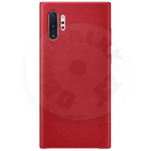 Samsung Kožený zadní kryt Note 10+ - červená