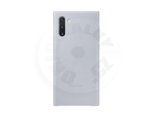 Samsung Kožený zadní kryt Note 10 - šedá