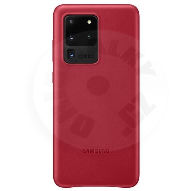 Samsung Kožený zadný kryt S20 Ultra - červená
