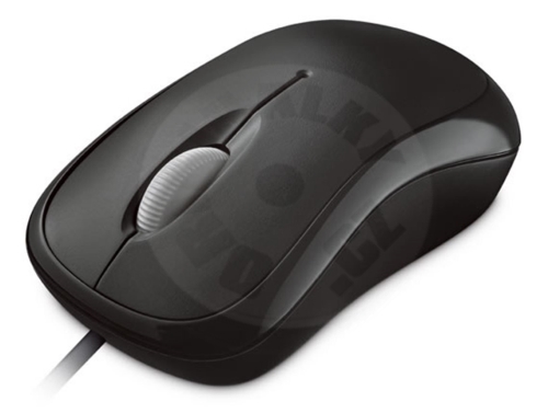 Microsoft Basic Optical Mouse Mac/Win USB, černá (PC)