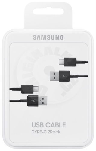 Samsung 2x Type C Cable - black
